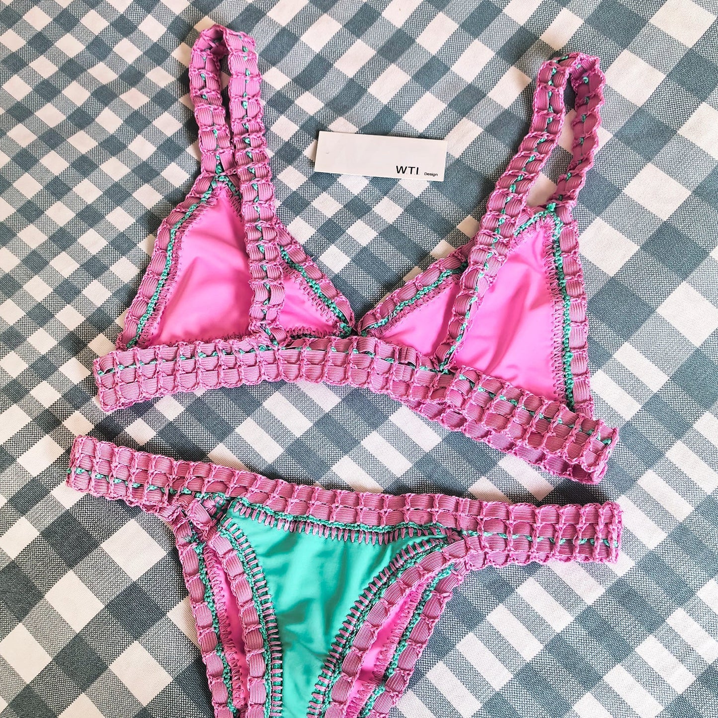 Reversible Neo Crochet Bikini Set