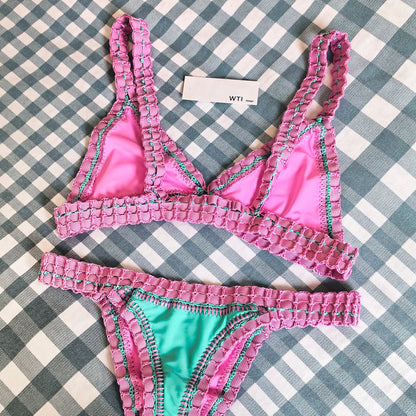 Reversible Neo Crochet Bikini Set