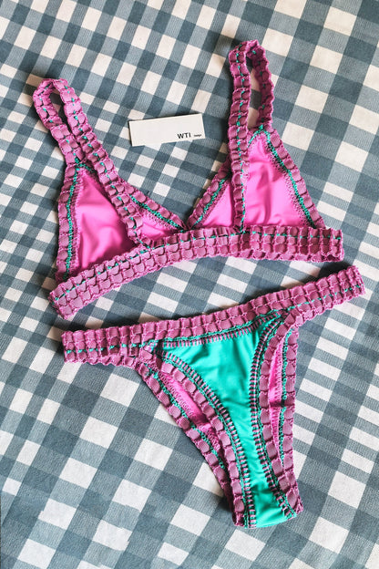 Reversible Neo Crochet Bikini Set