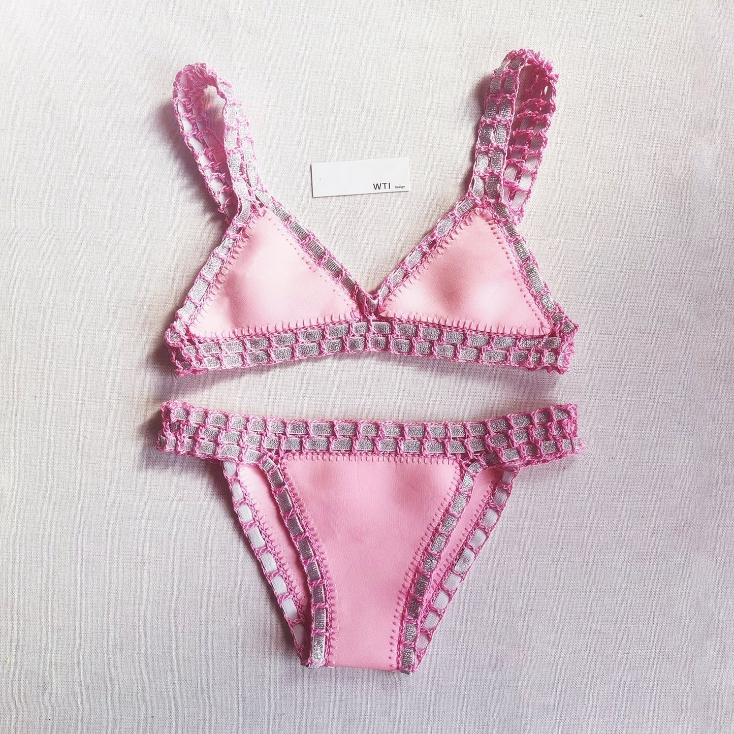 Reversible Neo Crochet Bikini Set