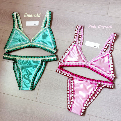 Reversible Neo Crochet Bikini Set