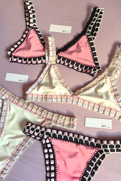 Reversible Neo Crochet Bikini Set