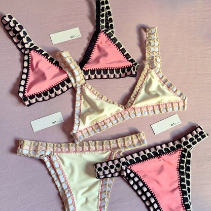 Reversible Neo Crochet Bikini Set