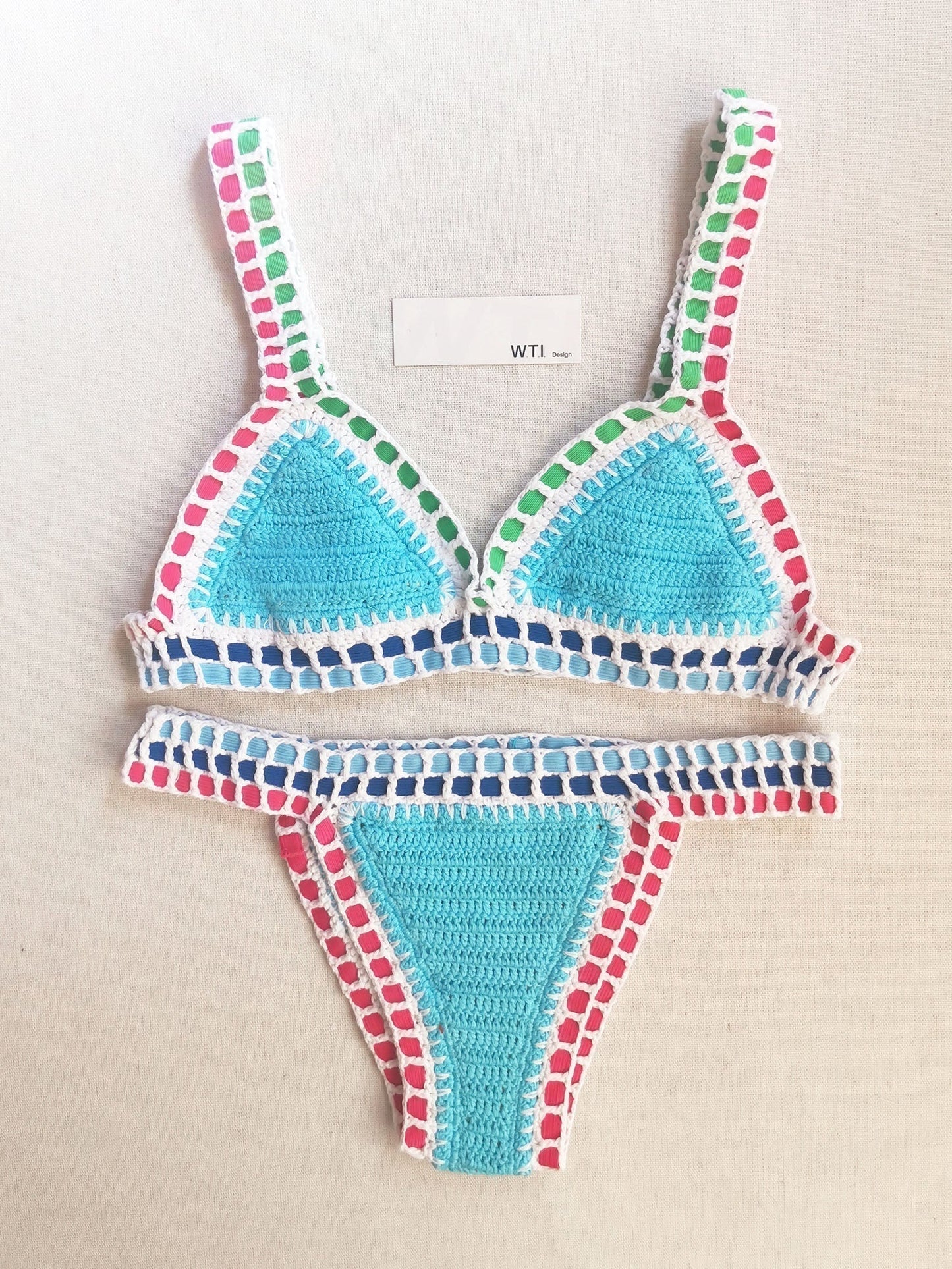 Reversible Neo Crochet Bikini Set