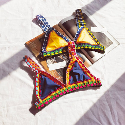 Reversible Neo Crochet Bikini Set