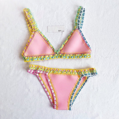 Reversible Neo Crochet Bikini Set