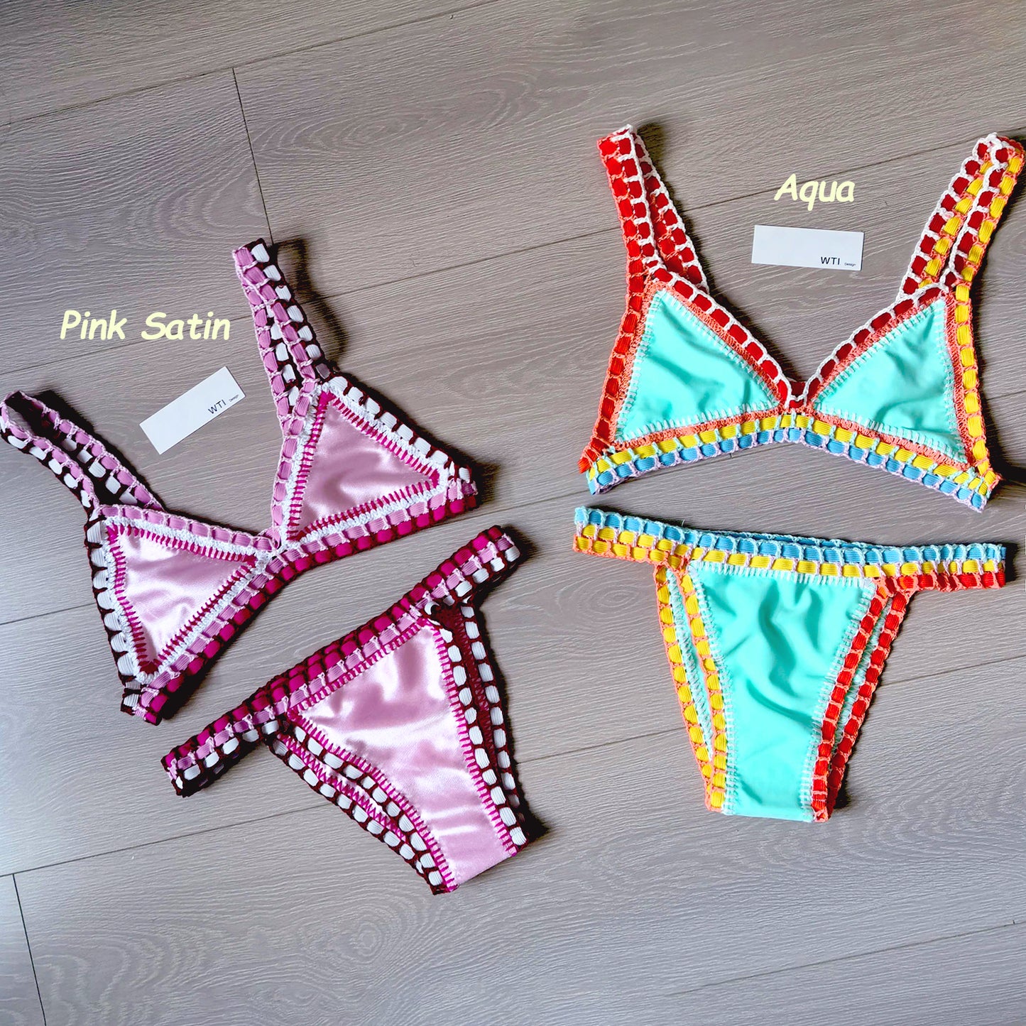 Reversible Neo Crochet Bikini Set