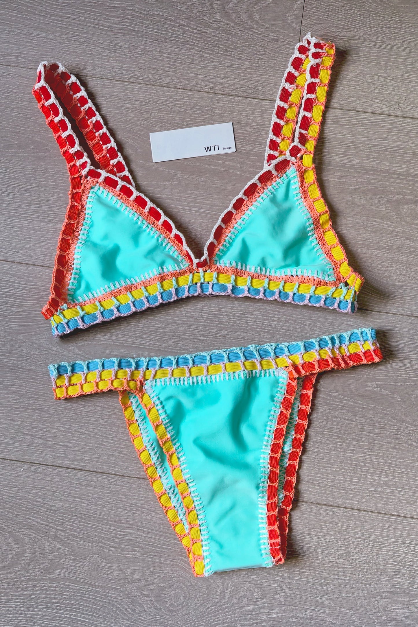 Reversible Neo Crochet Bikini Set