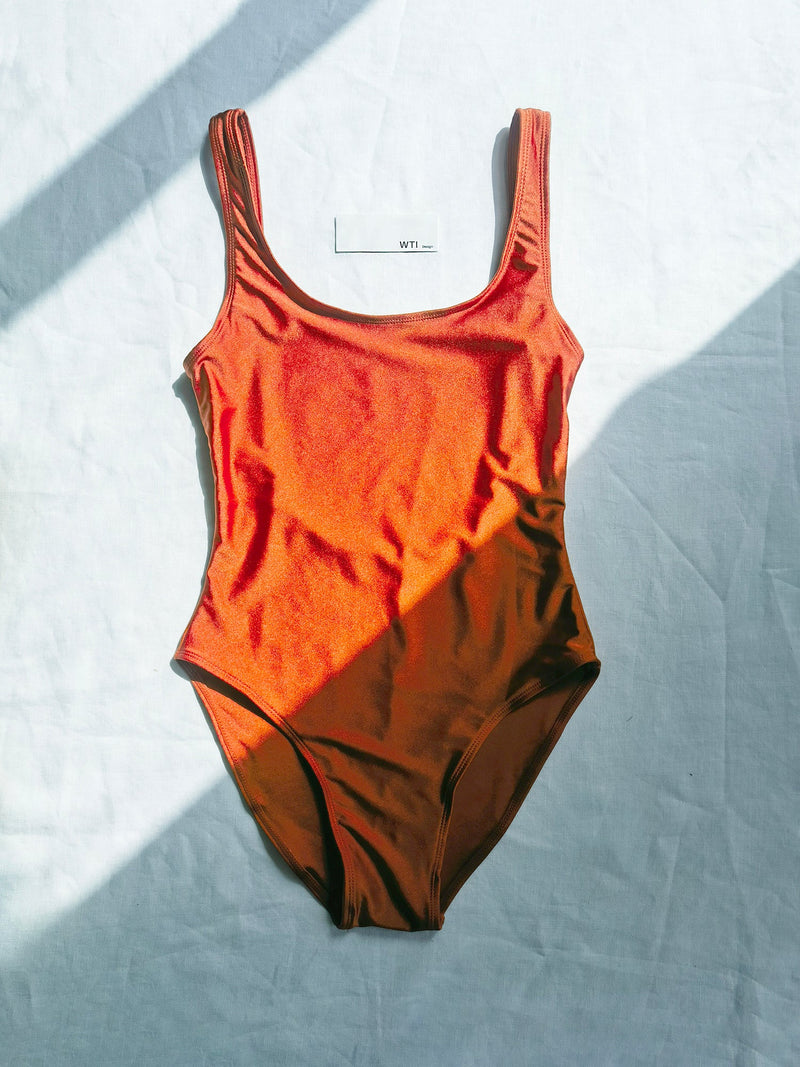 Solid color one piece swimsuits sales