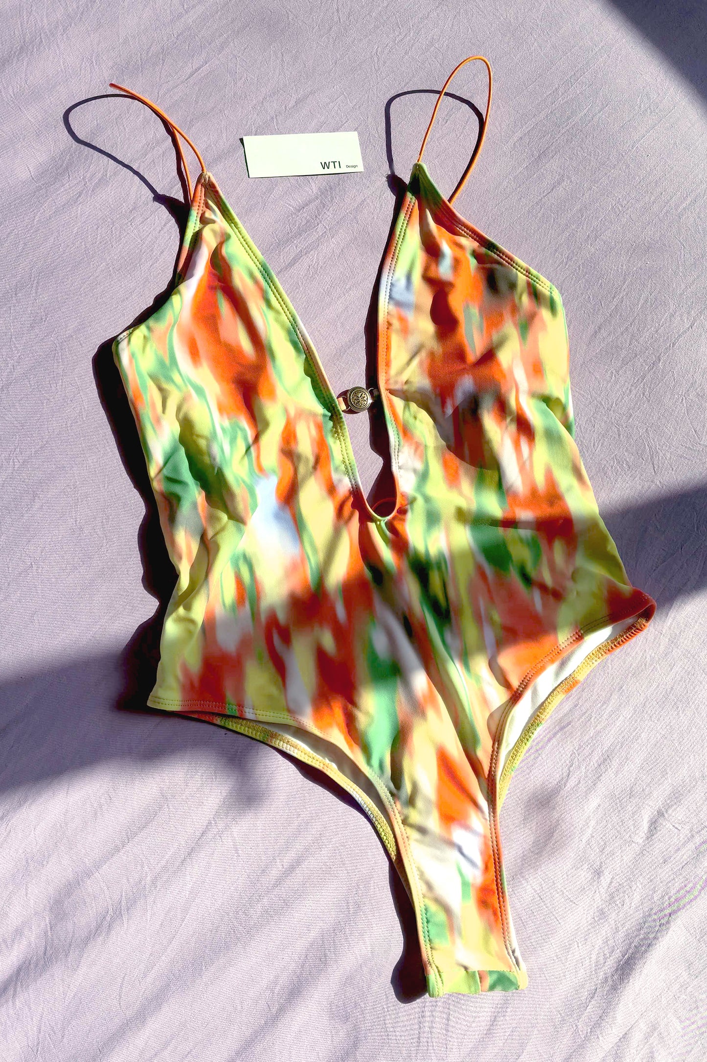 Tiny Straps One Piece Swimsuit
