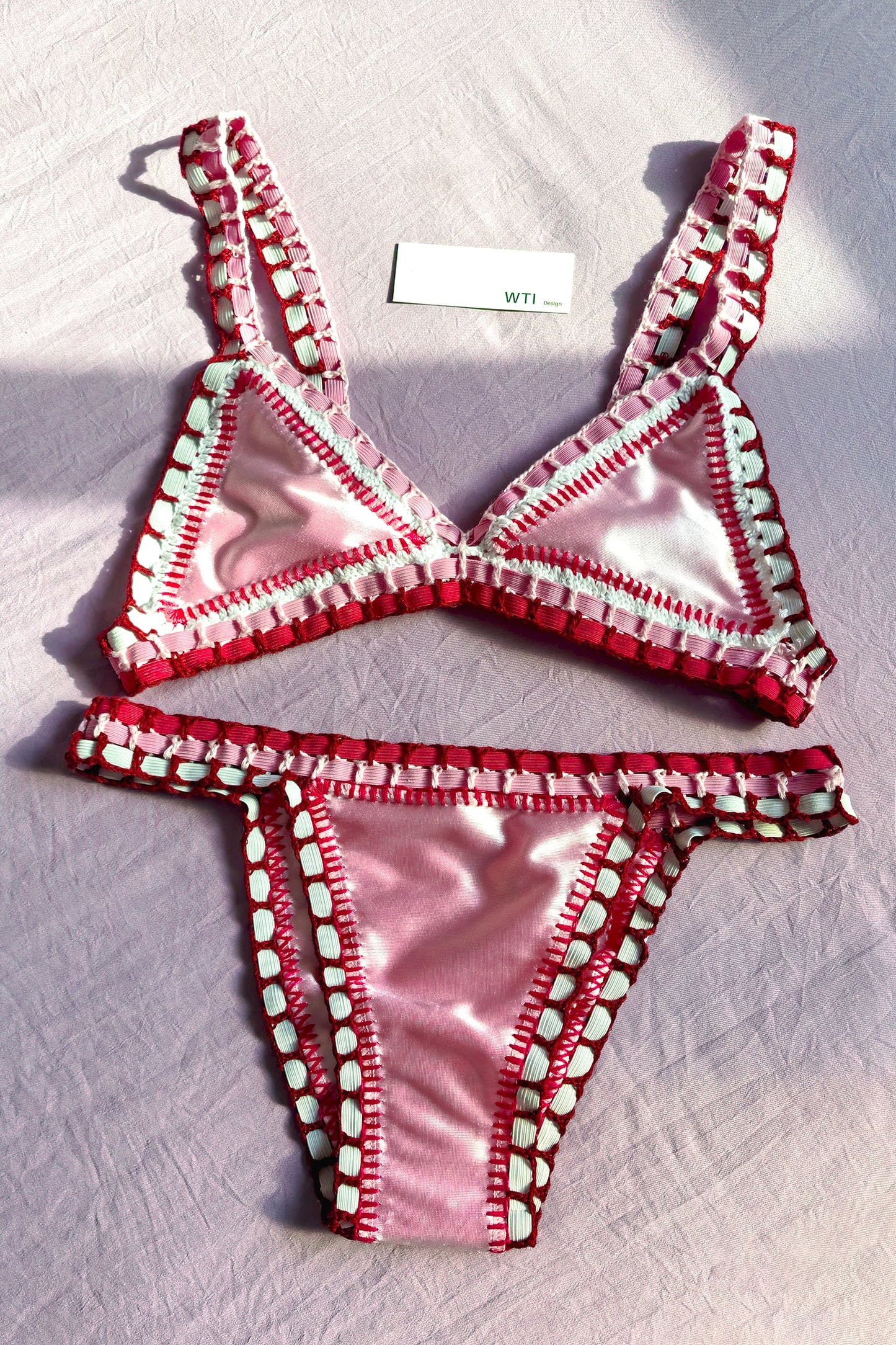 Reversible Neo Crochet Bikini Set