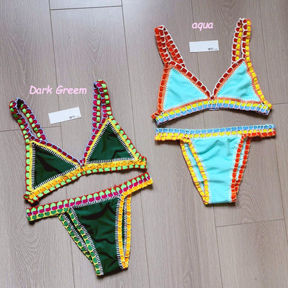 Reversible Neo Crochet Bikini Set