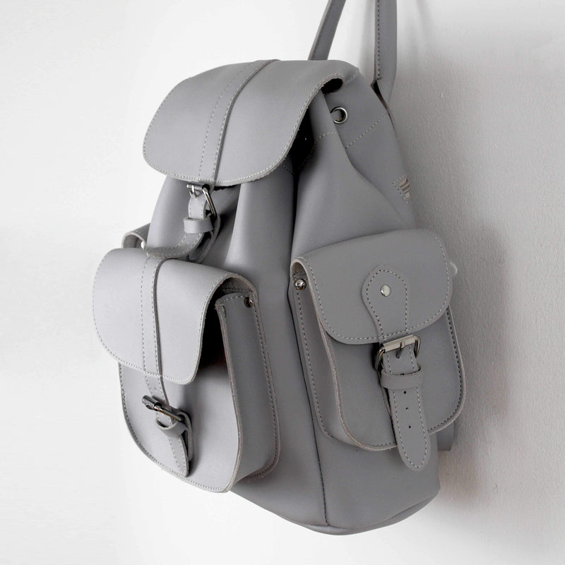 Cute Faux Leather Backpack College School Bags