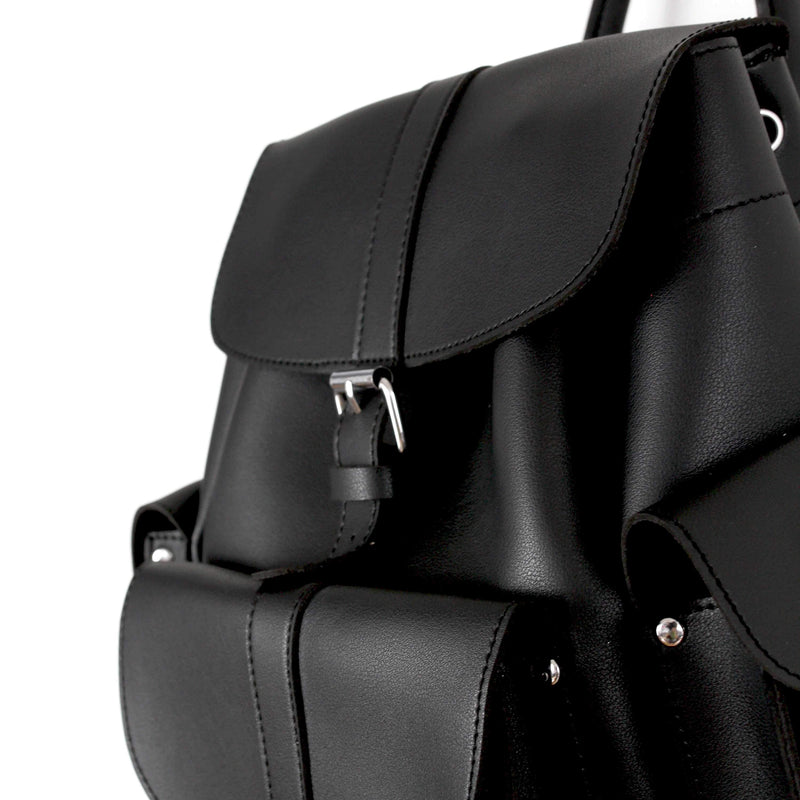 Cute Faux Leather Backpack College School Bags