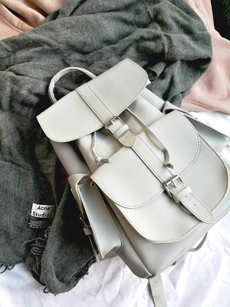 Cute Faux Leather Backpack College School Bags