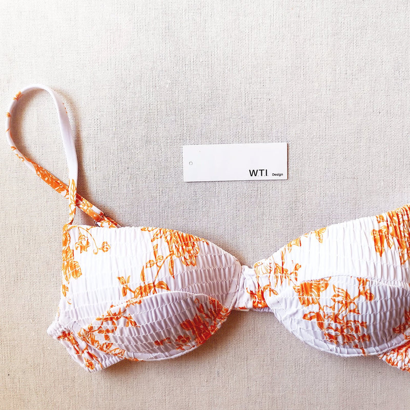 Floral Scrunched Underwire Bikini