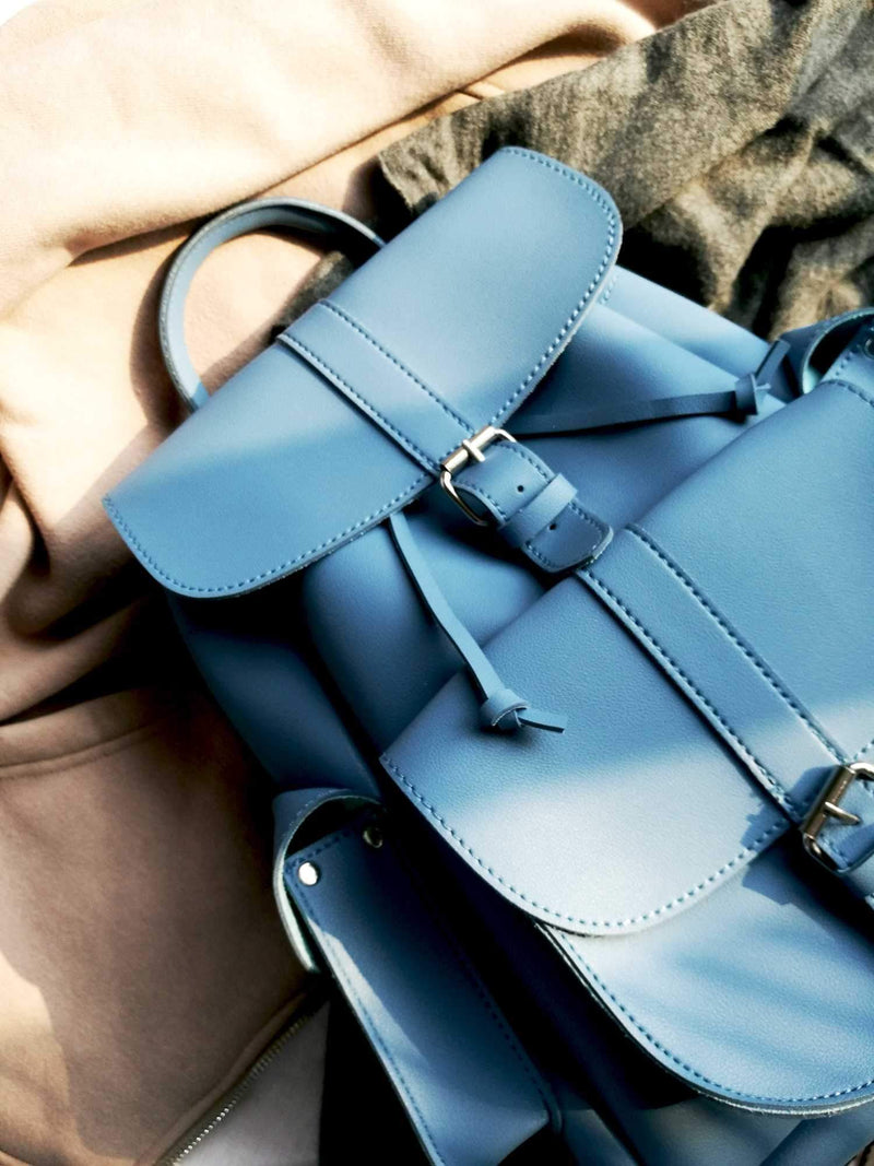 Cute Faux Leather Backpack College School Bags