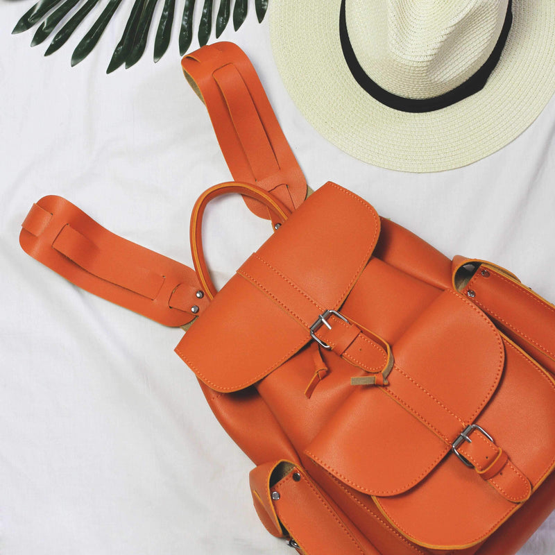 Cute Faux Leather Backpack College School Bags