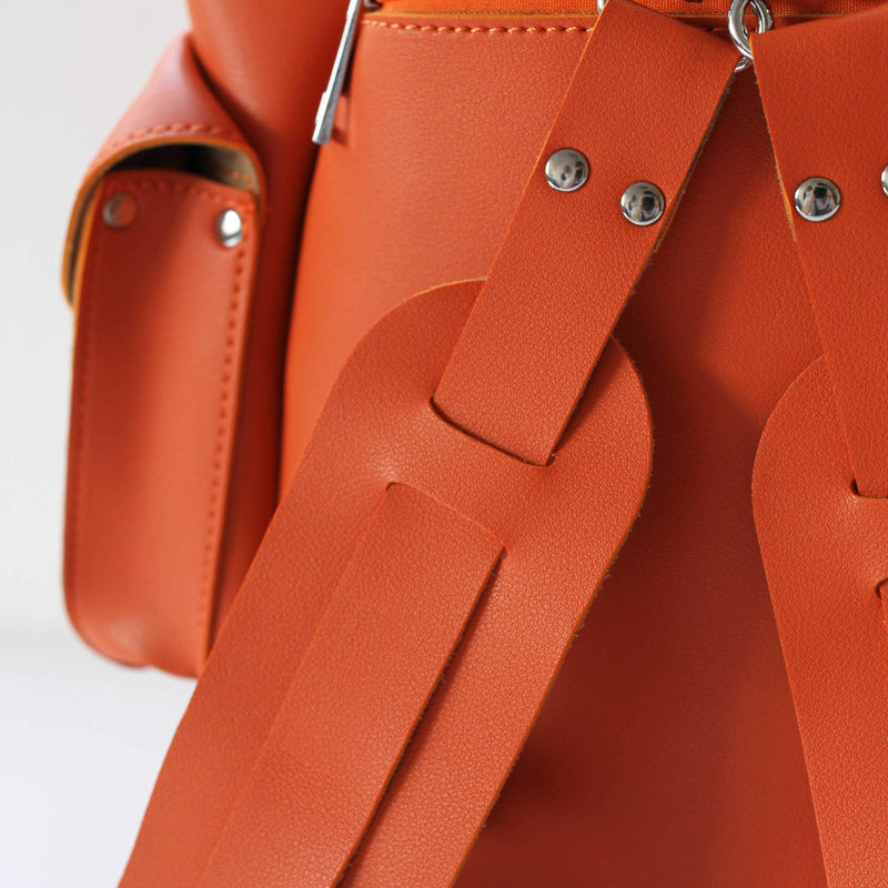 Cute Faux Leather Backpack College School Bags