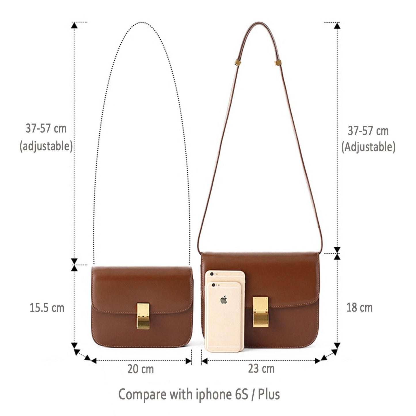 Cute Leather Box bag