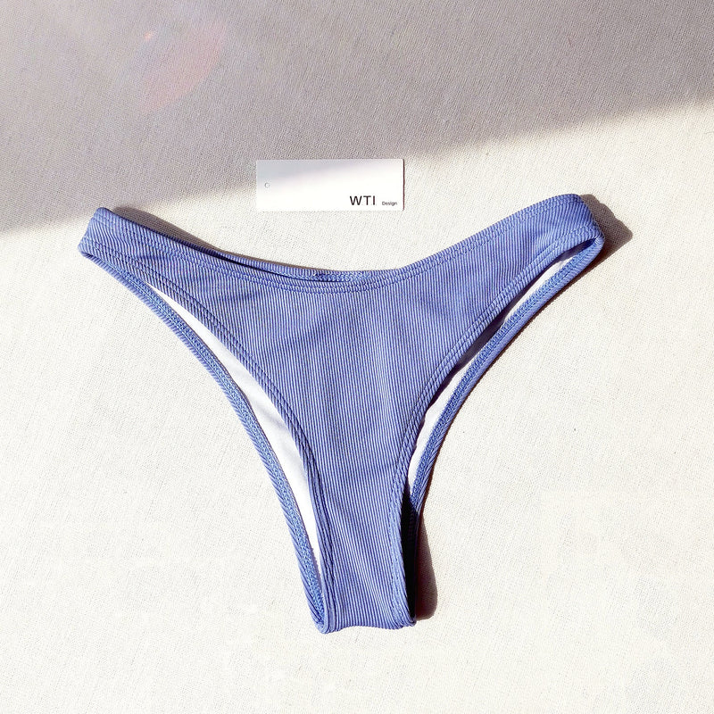 Classic Ribbed Underwire Bikini Swimsuit HC20