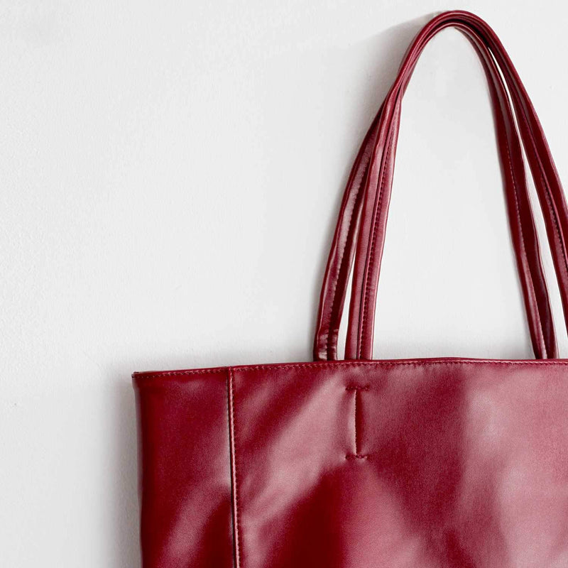 Red work sale bag