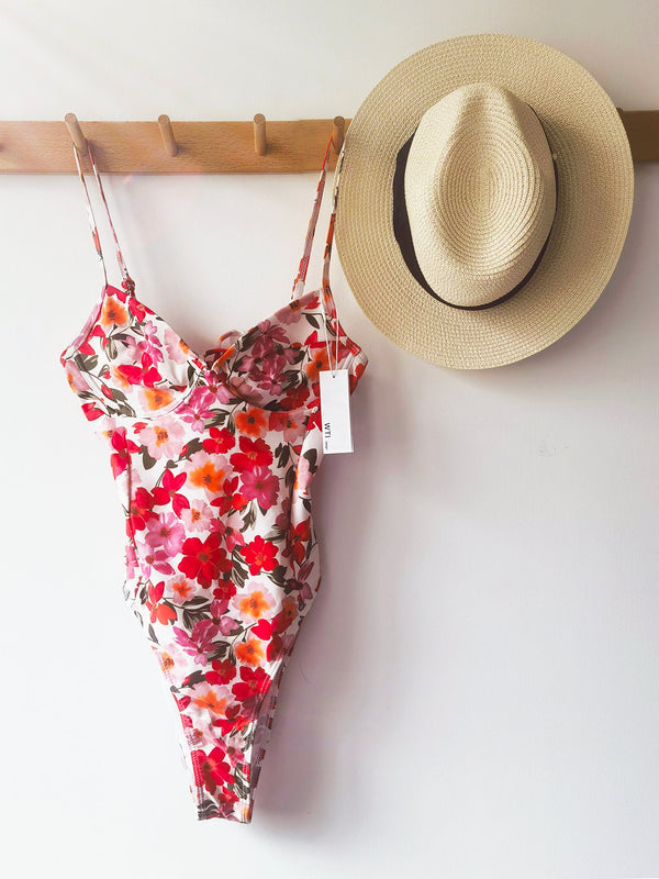 Color Blocked Lace Up Tie Crop Bikini Swimsuit – W.T.I. Design