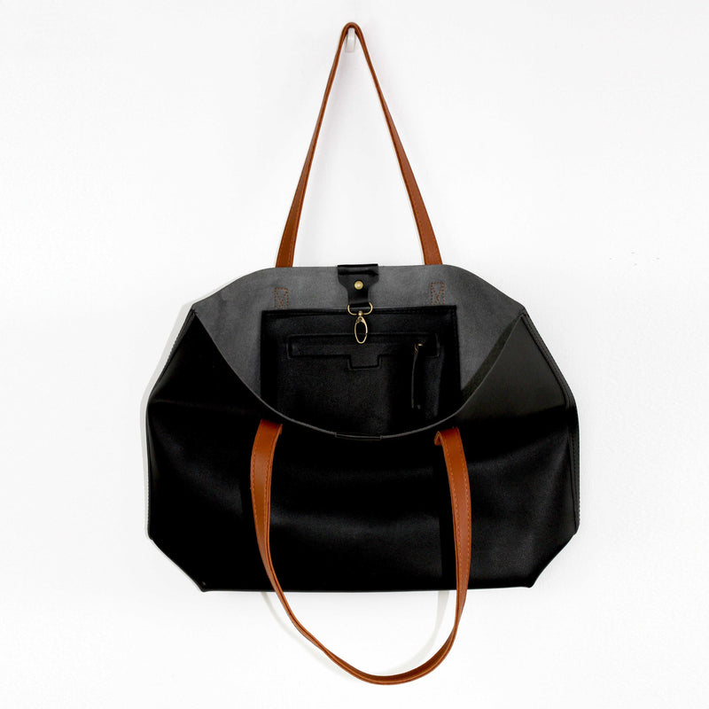 Oversized Leather Womens Tote Bag