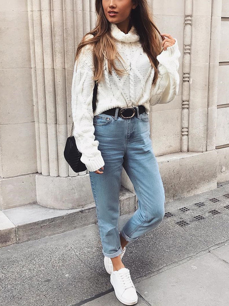 Vintage Pullover Cable Knit Cami Top Sweater