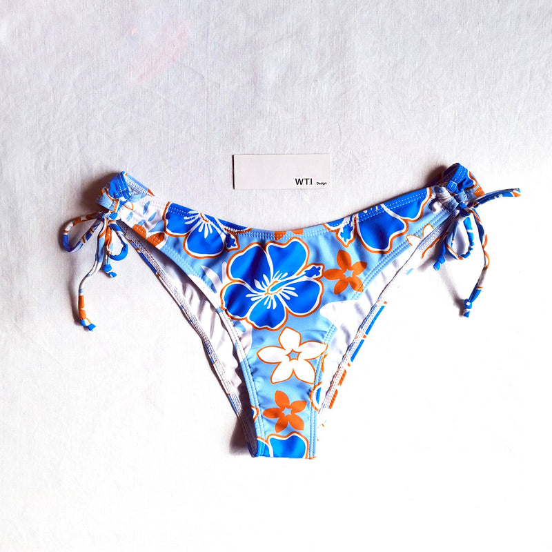 Floral Print Shirred Crop Top Bikini Swimsuit – W.T.I. Design