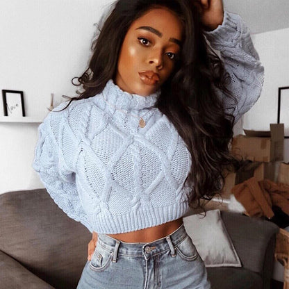 Vintage Pullover Cable Knit Cami Top Sweater
