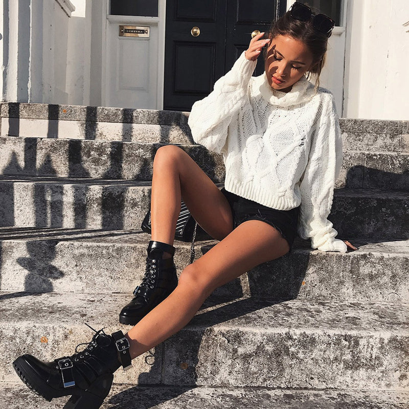 Vintage Pullover Cable Knit Cami Top Sweater
