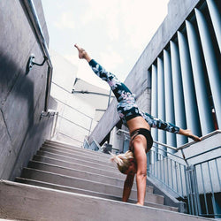 Floral Yoga Pants Fitness Leggings-Green - worthtryit.com