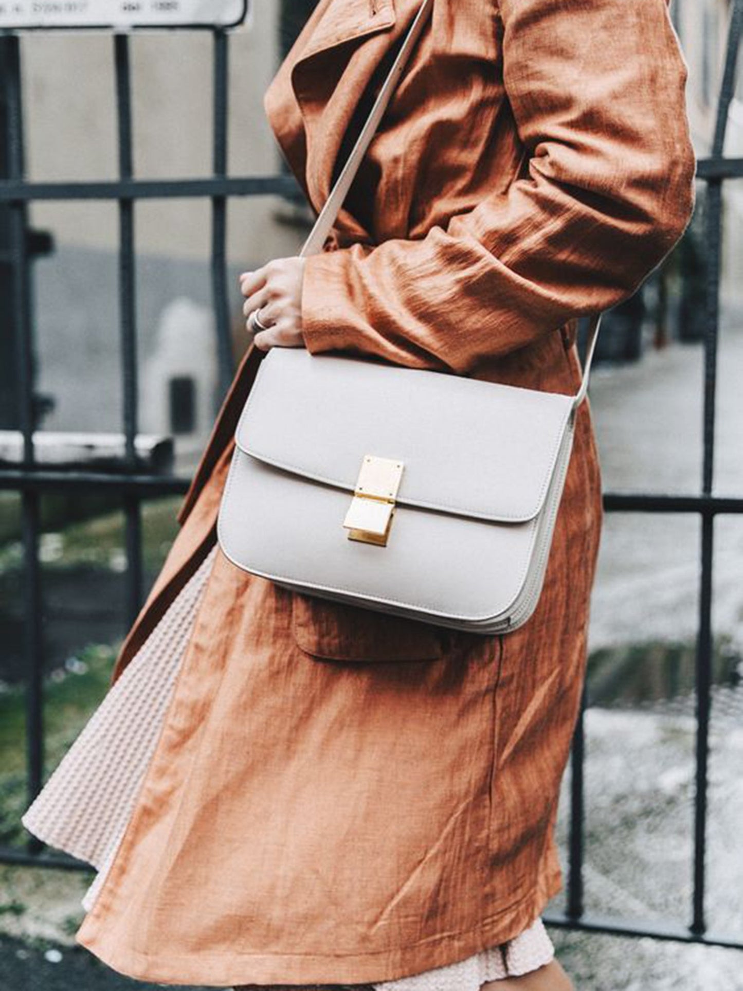 Cute Leather Box bag