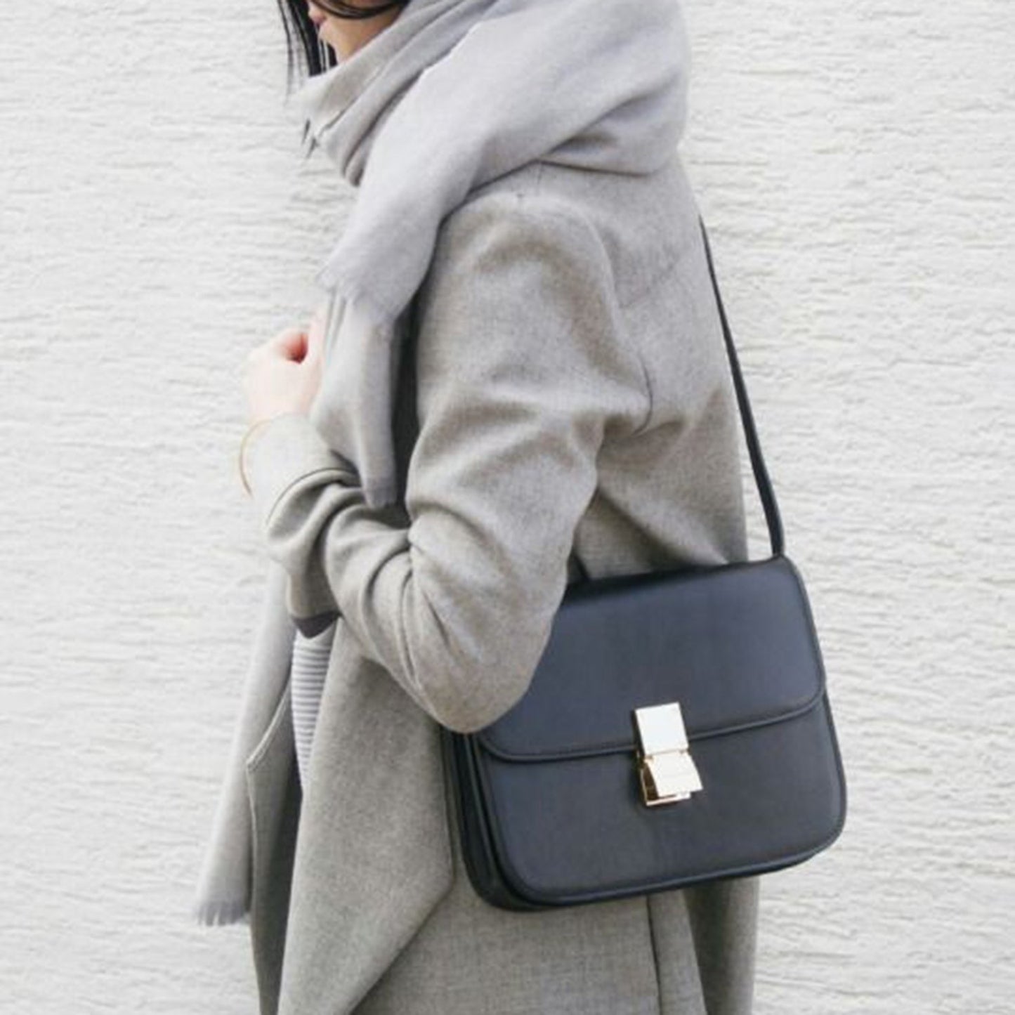 Cute Leather Box bag