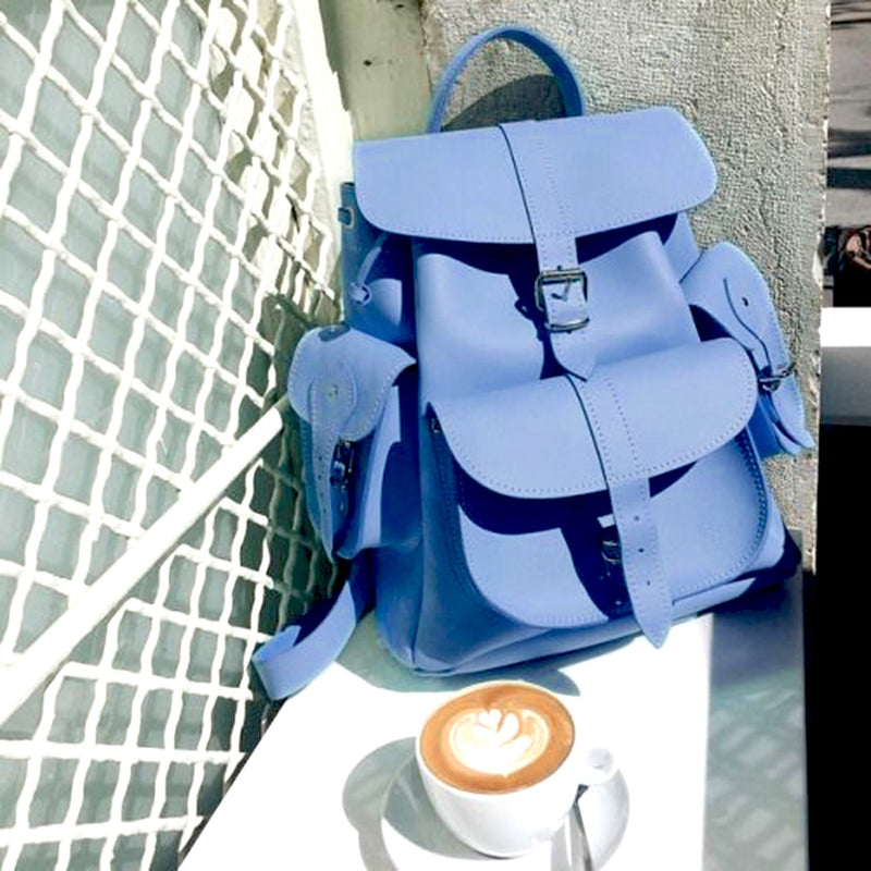 Cute Faux Leather Backpack College School Bags